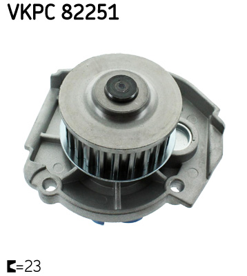 Vodné čerpadlo, chladenie motora SKF